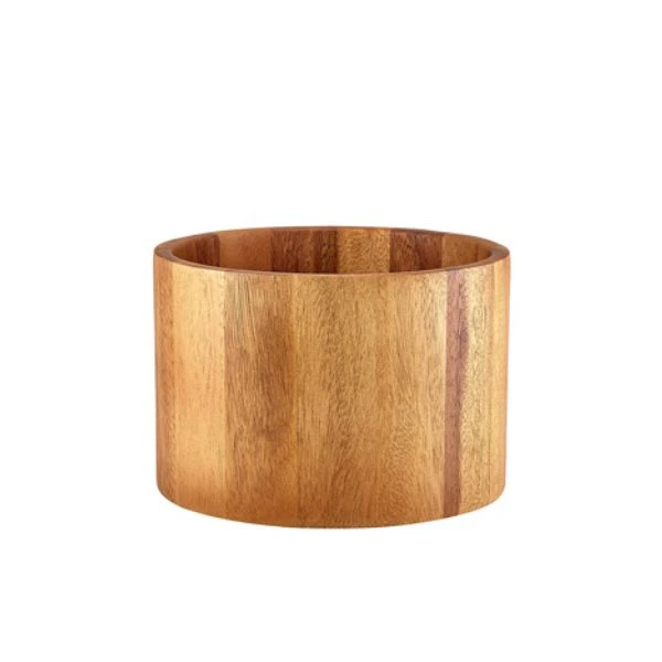 Acacia Træ Skål / Præsentationsstander GenWare 22,5 x 15 cm WBWLS2215 by Genware color Sort