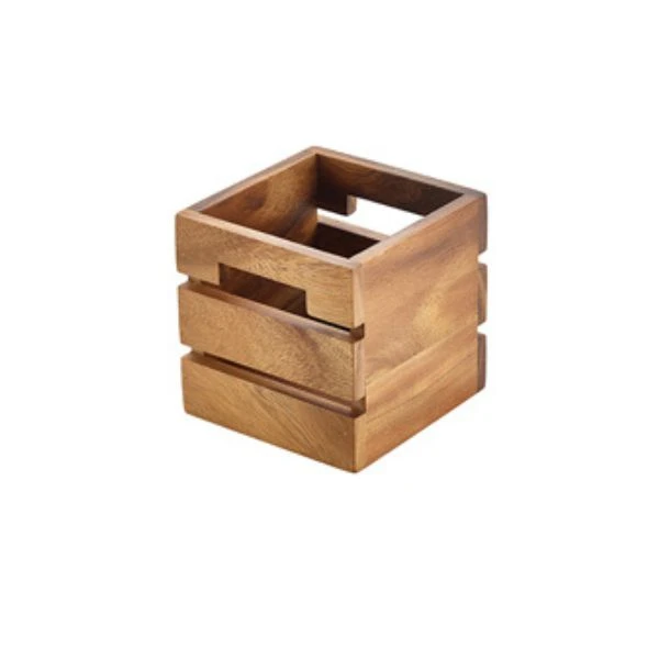 Acacia Trækasse/Reol fra Genware 15 cm RSR-W1515 by Genware color Sort
