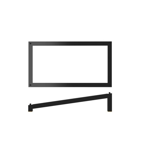 Luxor Metal GN1/3 Skråtstillet Rejser 32,5 x 17,6 x 7 cm Genware LX131802 by Genware color Sort