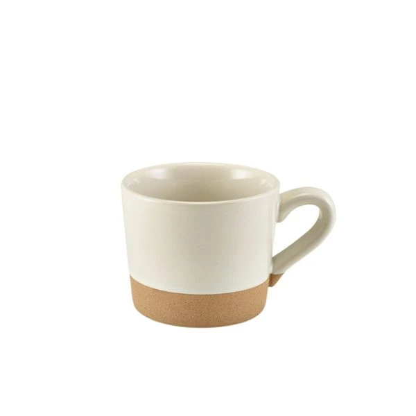 Kava Hvid Stentøjskaffekop 28,5 cl/10 oz fra Genware CUP-KW28 by Genware color Sort