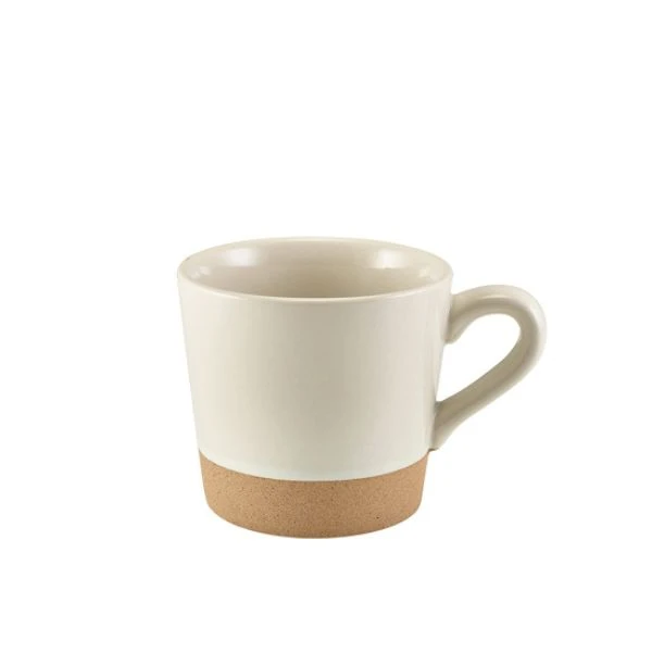Kava Hvid Stentøjskaffekop 34 cl/12 oz fra Genware CUP-KW34 by Genware color Sort