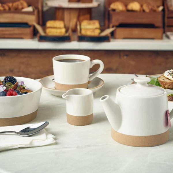 GenWare Kava Hvid Stentøjskande 9 cl/3,2 oz JUG-KW9 by Genware color Sort