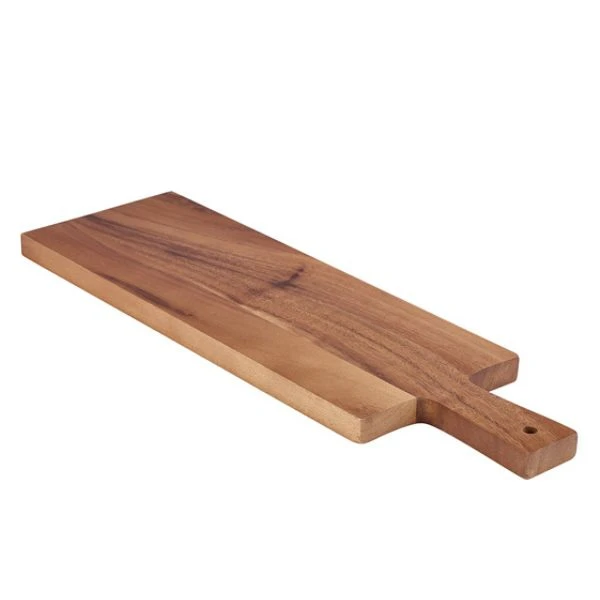 Genware Akacietræ Serveringsbræt 50 x 15 x 2 cm WPB5015 by Genware color Sort