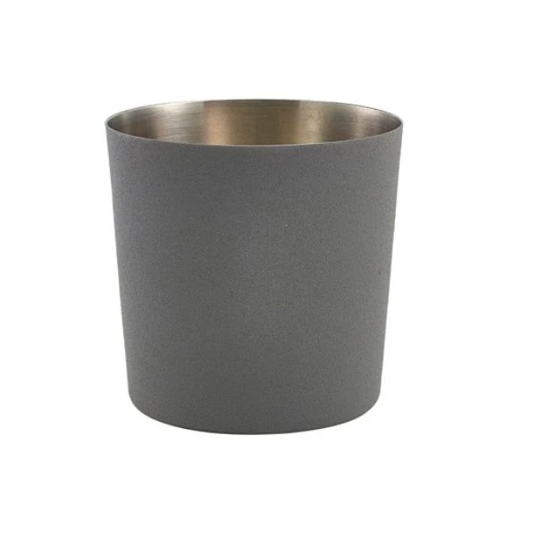 Jern-effekt serveringskop fra GenWare 8,5 x 8,5 cm SVC8RN by Genware color Sort