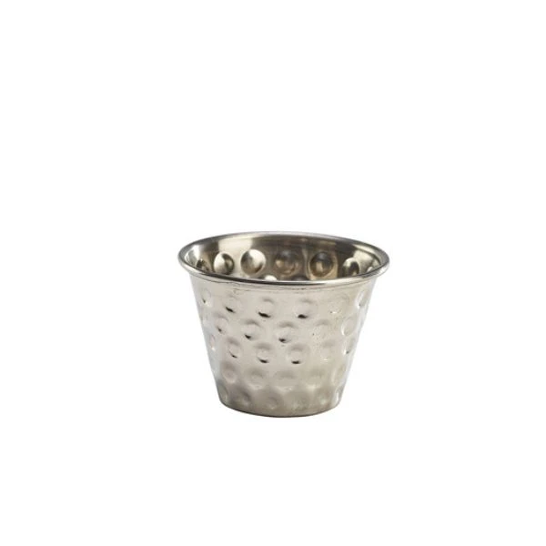 GenWare Rustfrit Stål Hamret Ramekin 71ml/2.5oz RAMSTH2 by Genware color Sort
