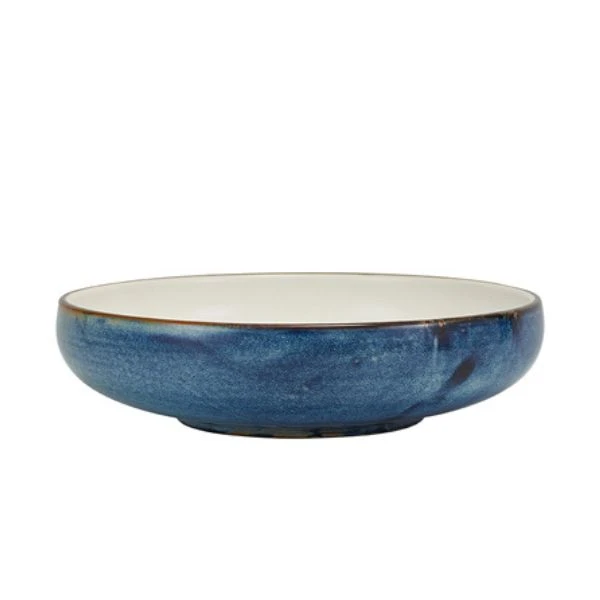 Terra  Aqua Blå To-tonet Coupe Skål 24,5 cm Genware CBT-PBL245 by Genware color Sort