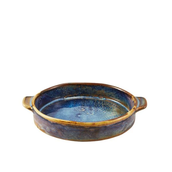 Terra Aqua Blå Rund Øret Skål 14,6 cm Genware RD-PBL15 by Genware color Sort