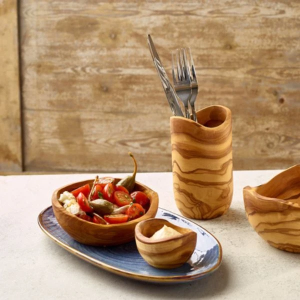Terra Aqua Blue Økologisk Fad 31cm Genware PL-PBLG31 by Genware color Sort