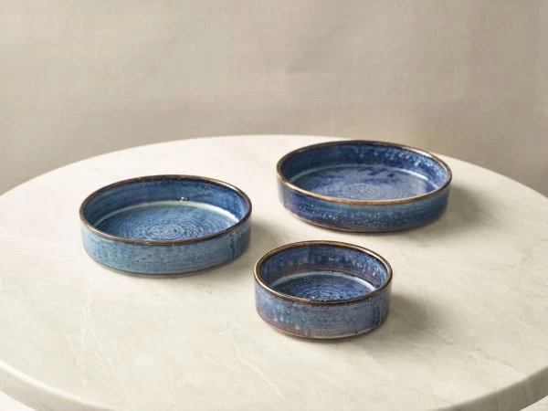 Terra Aqua Blå Præsentationsskål 13 cm Genware PB-PBL13 by Genware color Sort