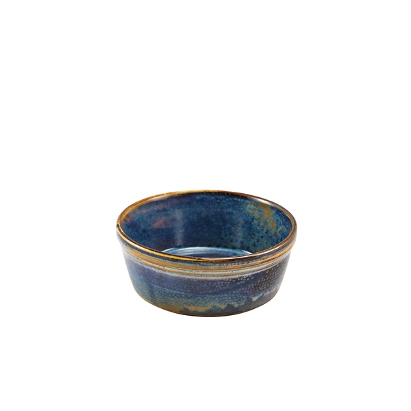 Terra Aqua Blå Rund Tærtefad 13,6 cm - Genware PD-PBL14 by Genware color Sort