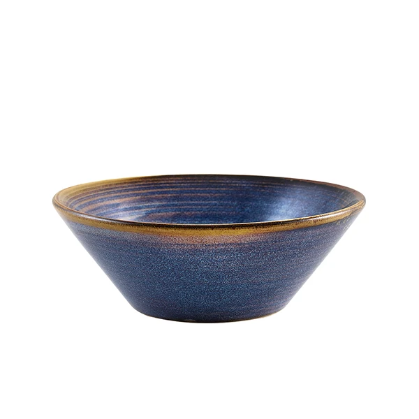 Terra Aqua Blå Konisk Skål 14cm Genware CN-PBL14 by Genware color Sort