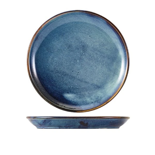 Terra Aqua Blå Coupe Tallerken 27,5 cm Genware CP-PBL27 by Genware color Sort