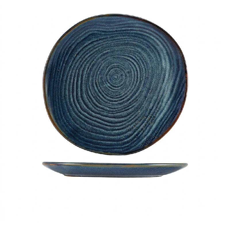 Terra Aqua Blå Organisk Tallerken 28,5 cm Genware CP-PBLG28 by Genware color Sort
