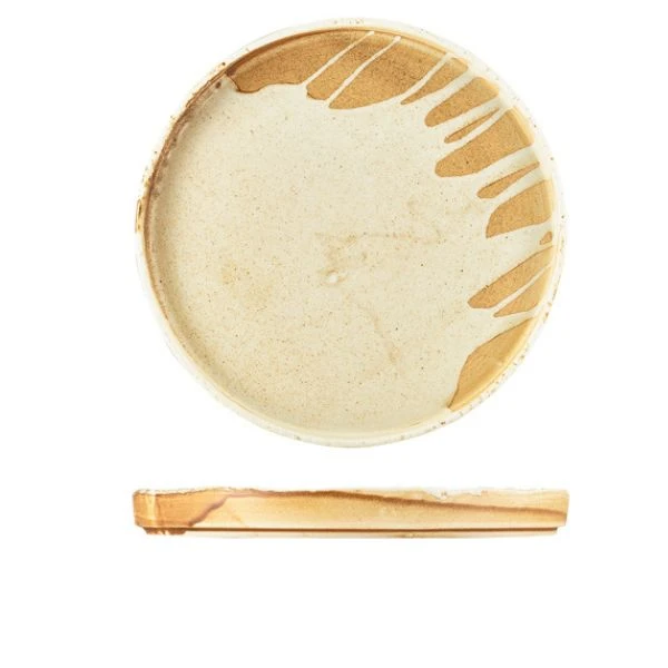 Terra Roko Sand Præsentationstallerken 26cm Genware PR-RKS26 by Genware color Sort