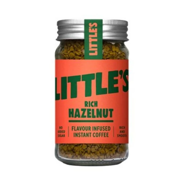 Instant Kaffe med Hasselnøddesmag 50g Littles 71079211 by Littles color Sort