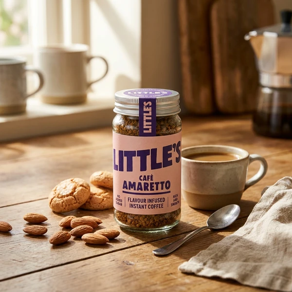 Instant Kaffe med Amarettosmag 50g Littles 71079213 by Littles color Sort