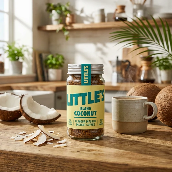 Instant Kaffe med Kokossmag 50g Littles 71079220 by Littles color Sort