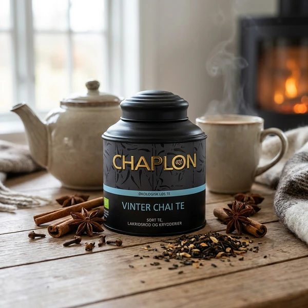 Chaplon Vinter chai te økologisk 160 g 71022232 by Chaplon color Sort