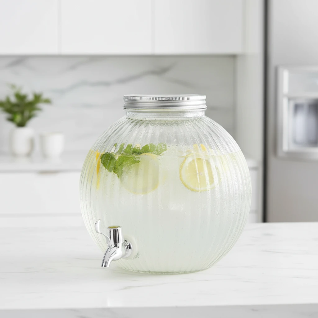 Drikkevaredispenser glas 5,5L CD1200180 by Koop color Klar