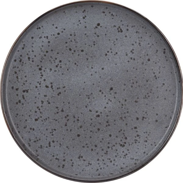 Tallerken stentøj 27 cm sort Q75600360 by Koop color Sort