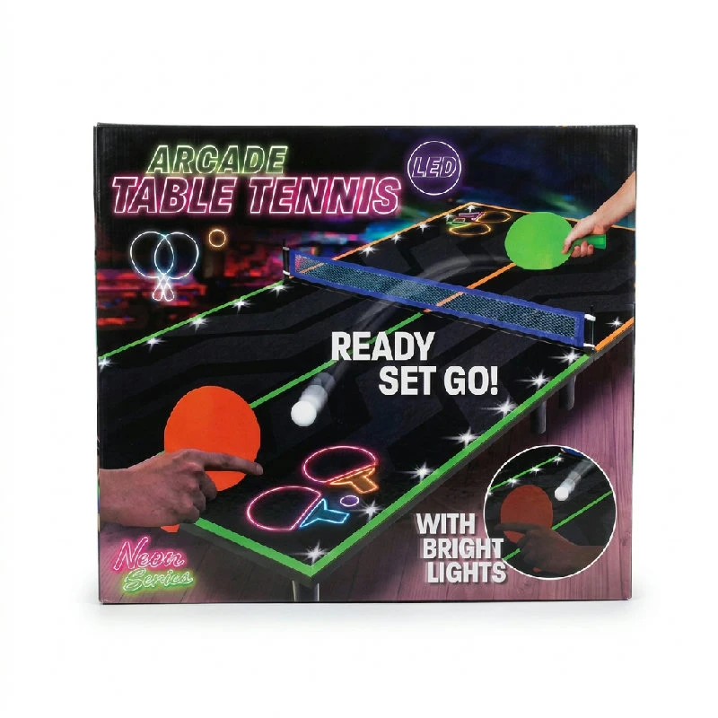 Bordtennissæt LED 100x50 cm 497200190 by Koop color Sort