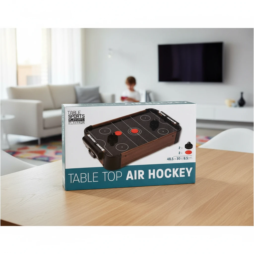 Airhockeybord 485x300x85mm 497200200 by Koop color Sort