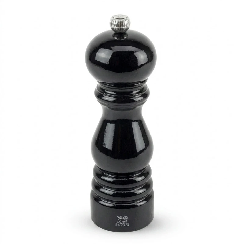 Peugeot Paris Saltkværn 18 cm Sort lak Bøg 15879 by Peugeot color Sort