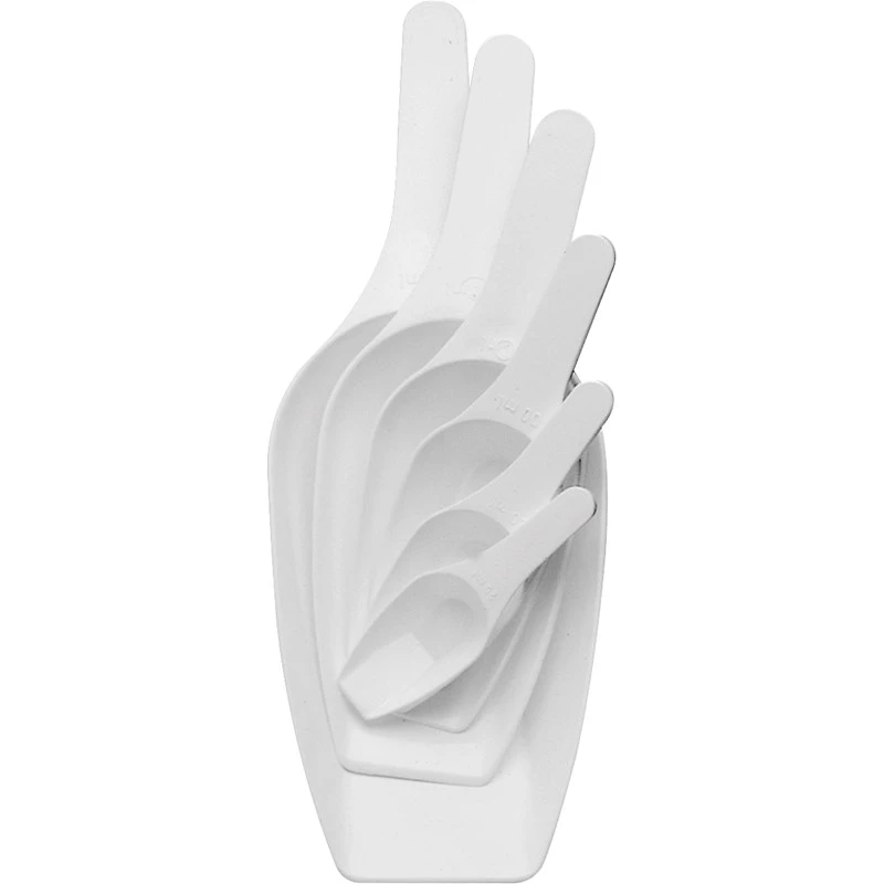 Isskovl 25 cl hvid plast 12-305W  color Hvid