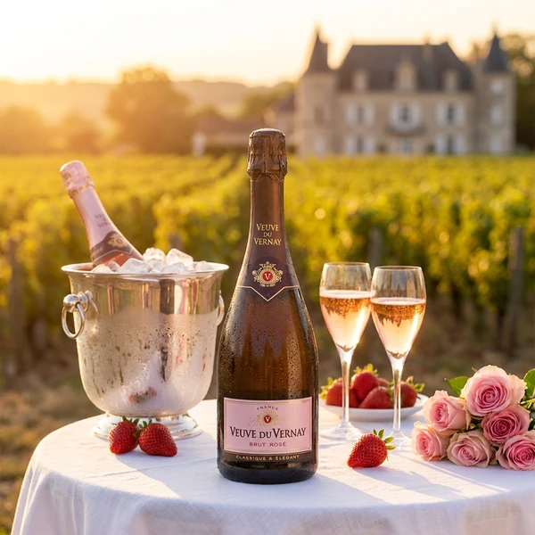 Veuve du Vernay Brut Rosé FL 75 30110 by VEUVEDUVER color Sort