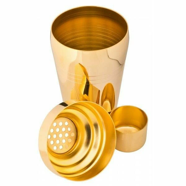 Tredelt Cocktailshaker Yukiwa Baron - Guld - 510 ml UB4058 by Urban Bar color Sort