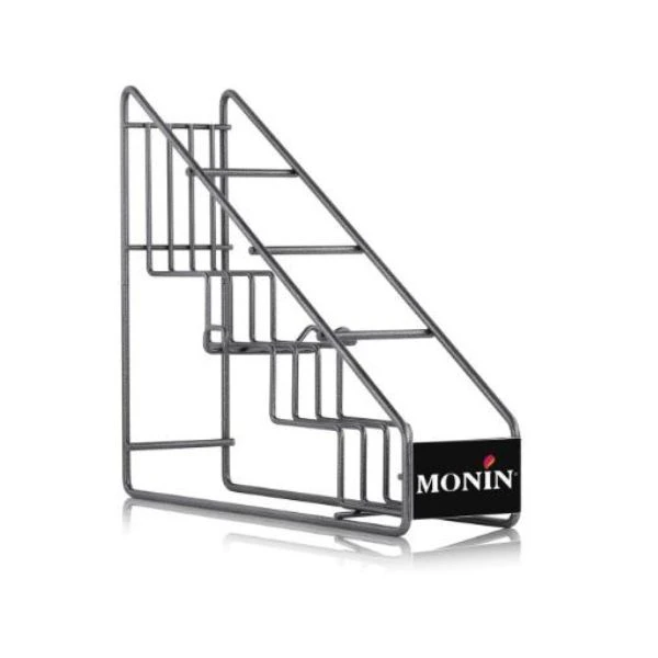 Monin Display Rack - stander til sirup 4 fl. 100024 by MONIN color Gråmetal