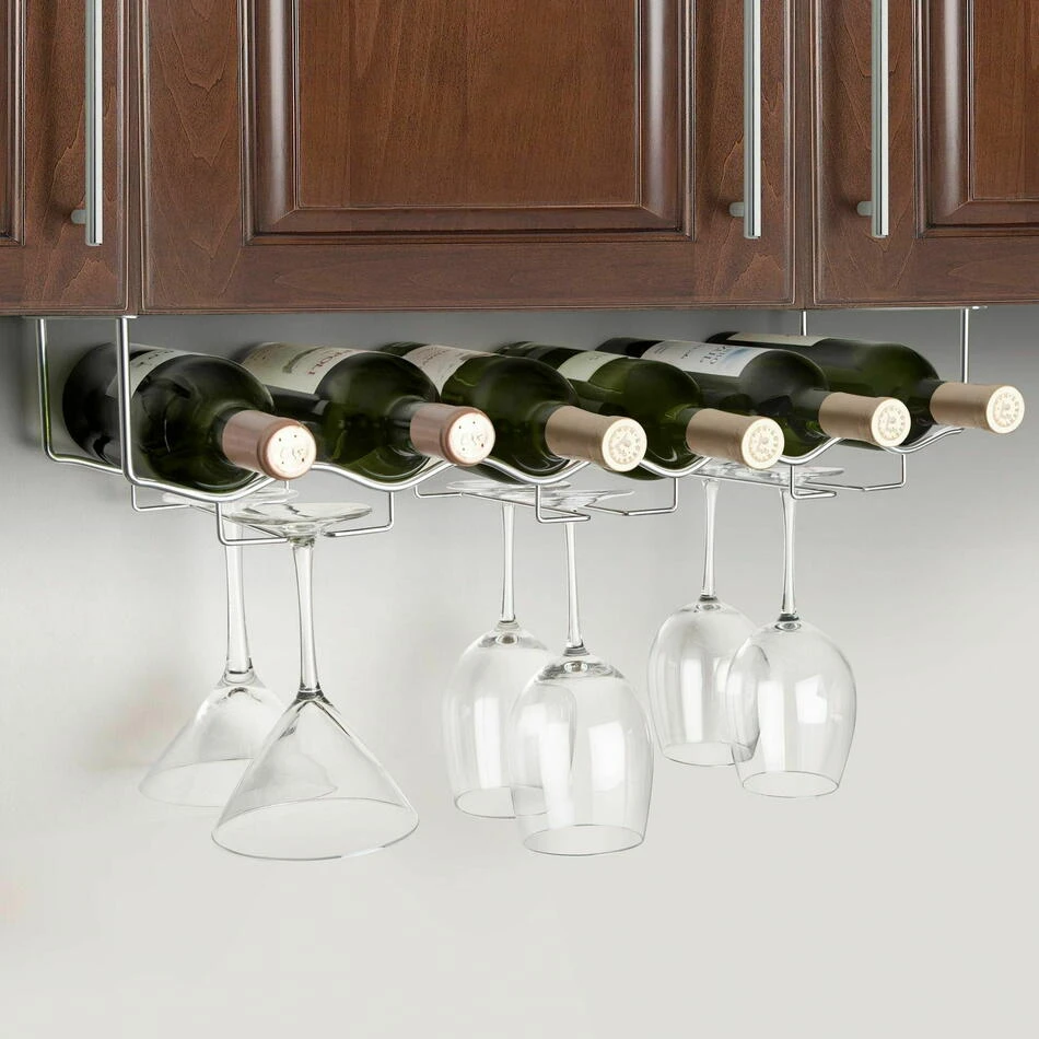 Glasholder Final Touch til 6 flasker og 6 glas FTR006 by Final Touc color Sort
