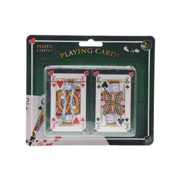 Koop Spillekort 2 pk. 4080161 by Koop color Hvid