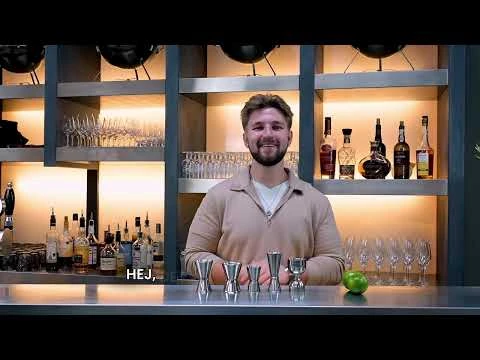 Dobbelt jigger børstet - rustfrit stål (3 / 6cl)