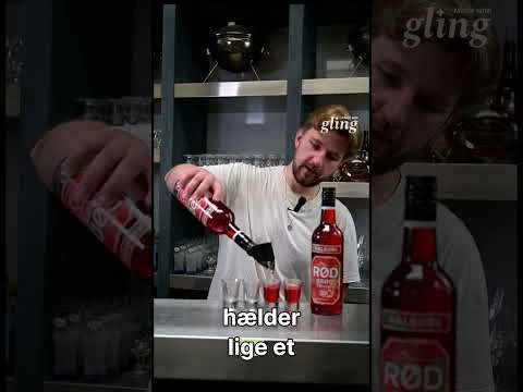 Rød Grød med fløde shot - Drinkspakke