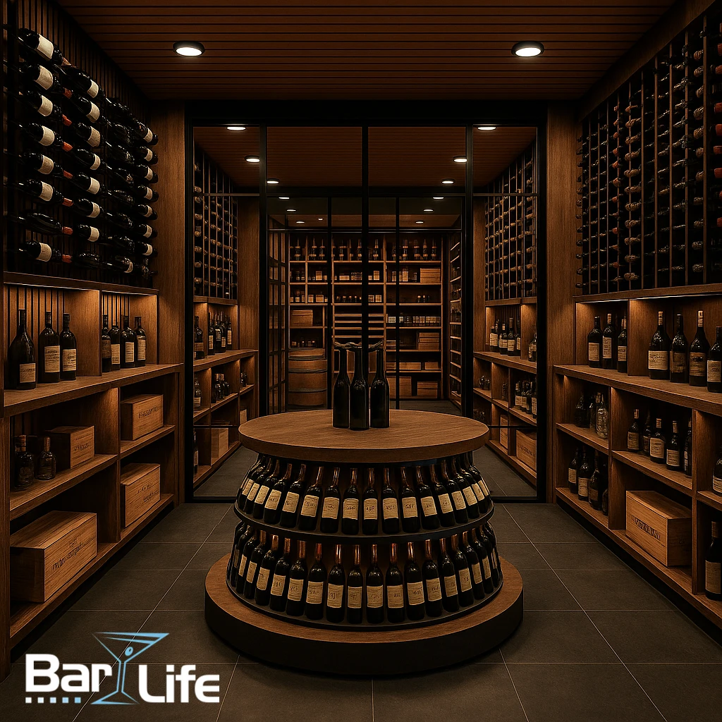 Vin opbevaring. 