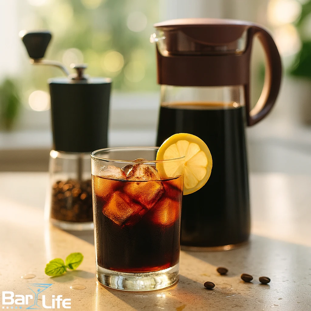 koldbryg udstyr, cold brew, iskaffe, kaffebønner, bryggemetode, kaffe hjemme, kold kaffe, bedste koldbryg, koldbryg tips, kaffeopskrift, slow drip kaffe, hjemmelavet koldbryg, kreative kaffedrikke