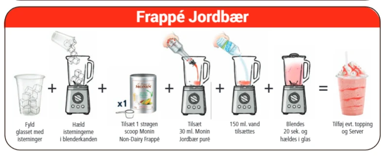 Jordbær Frappé